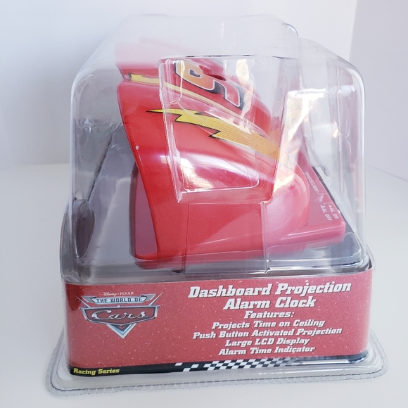 NEW Disney Pixar Cars Lightning McQueen Alarm Clock Projects Time on Ceiling - Picture 3 of 7